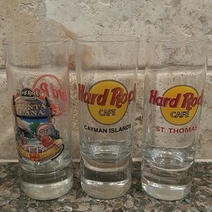 HARD ROCK CAFE shot glasses